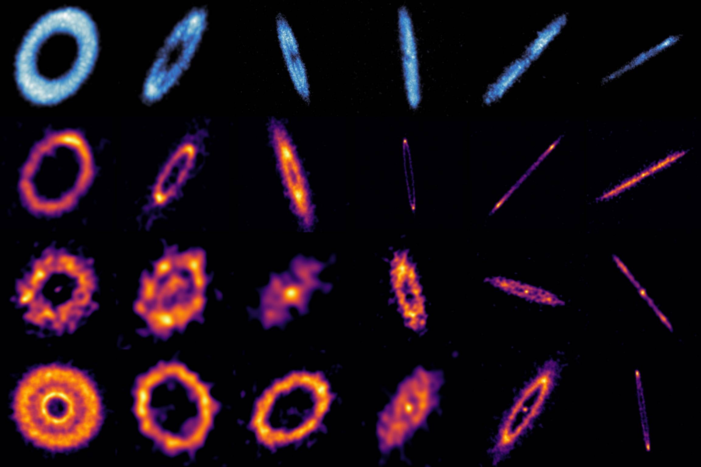 Discos de escombros observados por ALMA